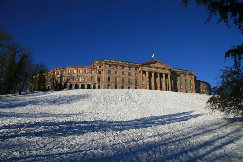 Schloss Wilhelmshöhe im Winter